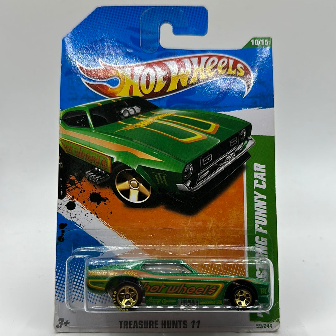 ‘71 Mustang Funny Car *Treasure Hunt* 10/15 2011 Hotwheels Mainline 60/244