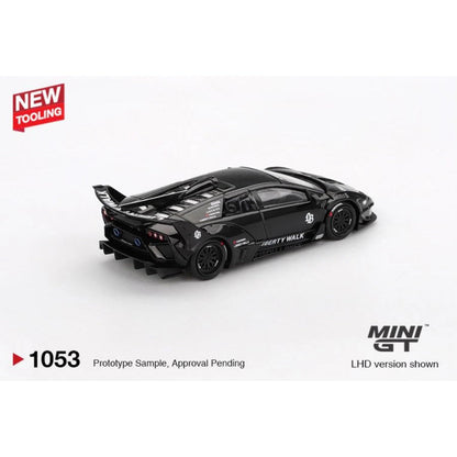 LAMBORGHINI LB-SILHOUETTE WORKS MURCIELAGO GT EVO BLACK - MiniGT 1:64