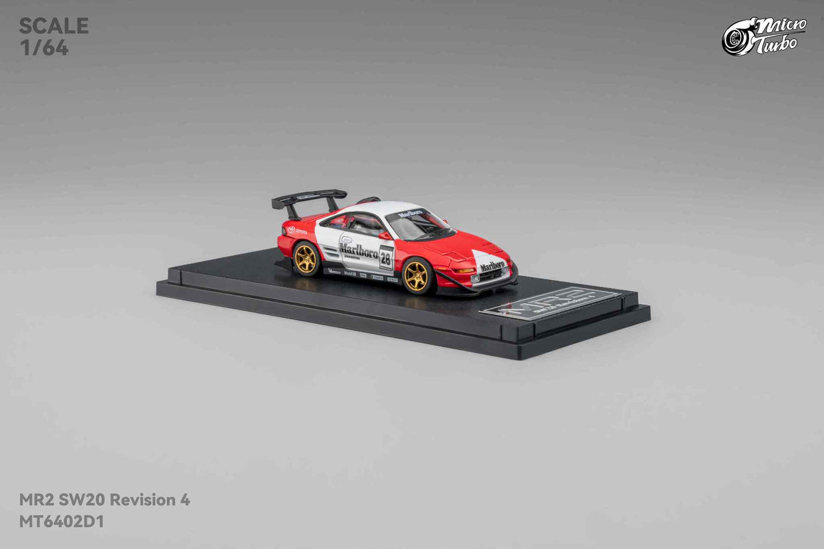 Custom MR2 - Marlboro Livery MicroTurbo 1:64 Scale