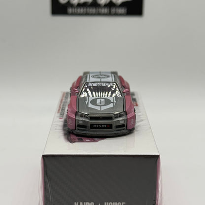Nissan Skyline GT-R (R34) Kaido Racing Factory V1 *RAW CHASE* //128 - Kaido House x MiniGT