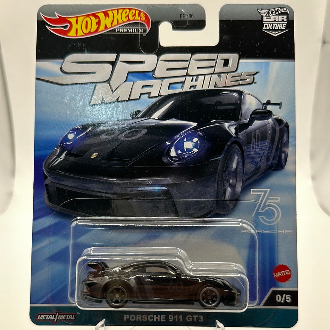 Porsche 911 GT3 *CHASE* Speed Machines 0/5 Hotwheels Premium Car Culture