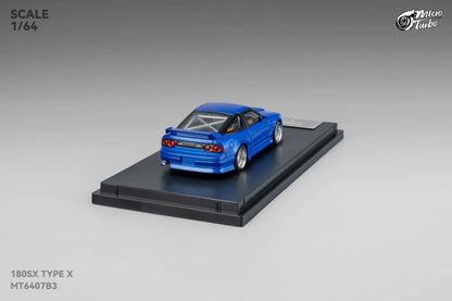 Custom 180SX Type X (Metallic Blue) Microturbo - 1/64