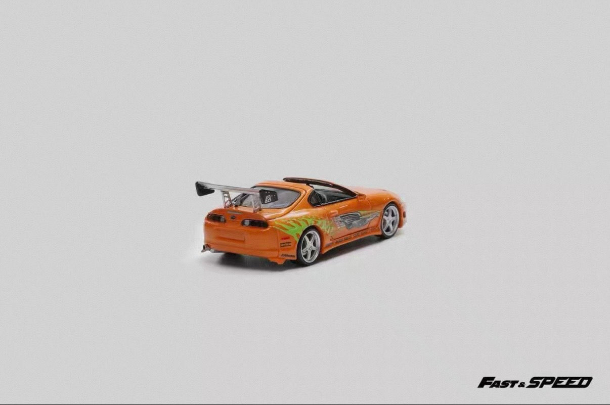 Toyota Supra A80 BOMEX Brian O'Conner (Removable top) *Limited to 999pcs* - FS 1:64