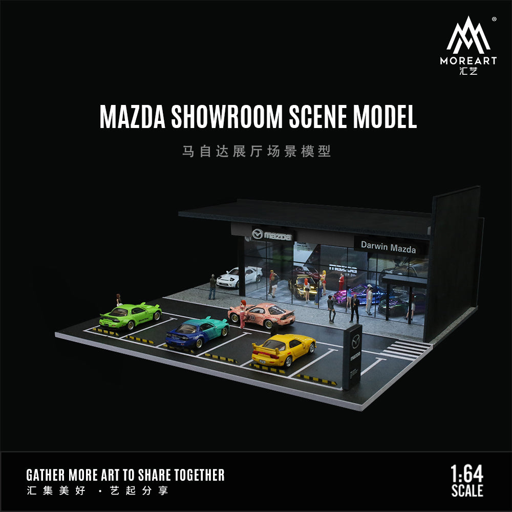 Mazda Showroom Model - w/LED LIGHTS Morearts 1:64