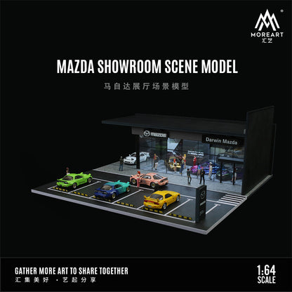 Mazda Showroom Model - w/LED LIGHTS Morearts 1:64