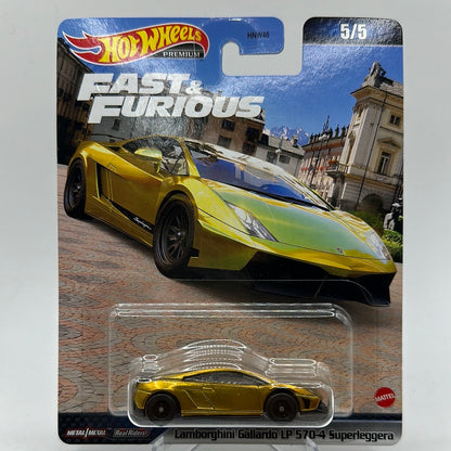 Lamborghini Gallardo LP 570-4 Superleggera Fast & Furious 5/5 Hotwheels Premium 1:64