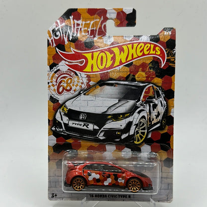 ‘16 Honda Civic Type R Themed Set 2/5 Hotwheels Mainline