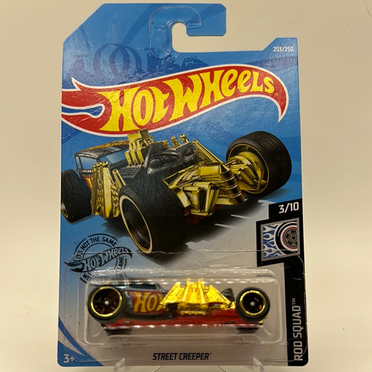 Street Creeper *STH* Super Treasure Hunt Rod Squad 3/10 Hotwheels 203/250 Mainline 1:64