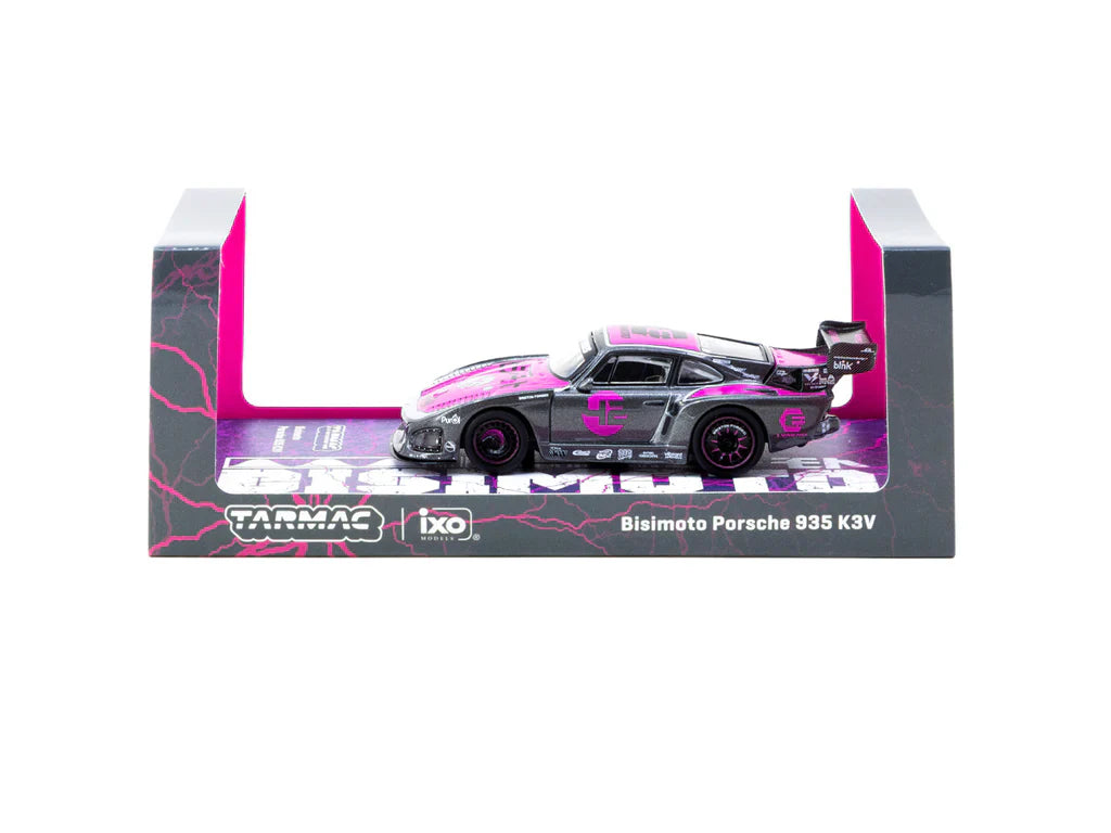 PORSCHE 935 K3V BISIMOTO #46 (GREY/PINK) TARMAC WORKS 1:64