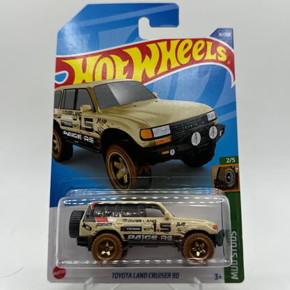 Toyota Land Cruiser 80 - Mud Studs 2/5 Hotwheels Mainline 91/250