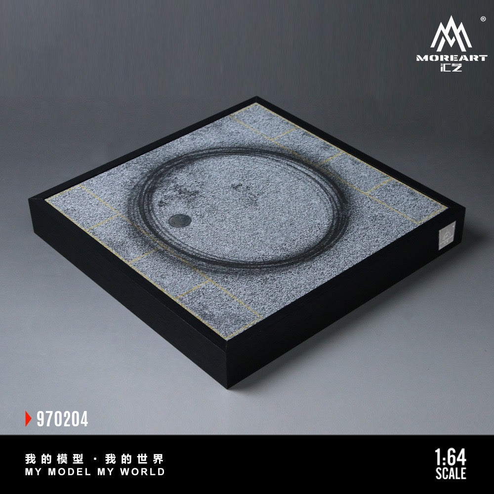 (PRE-ORDER) Car Drift Turntable Scene Model 01 - MoreArt1:64