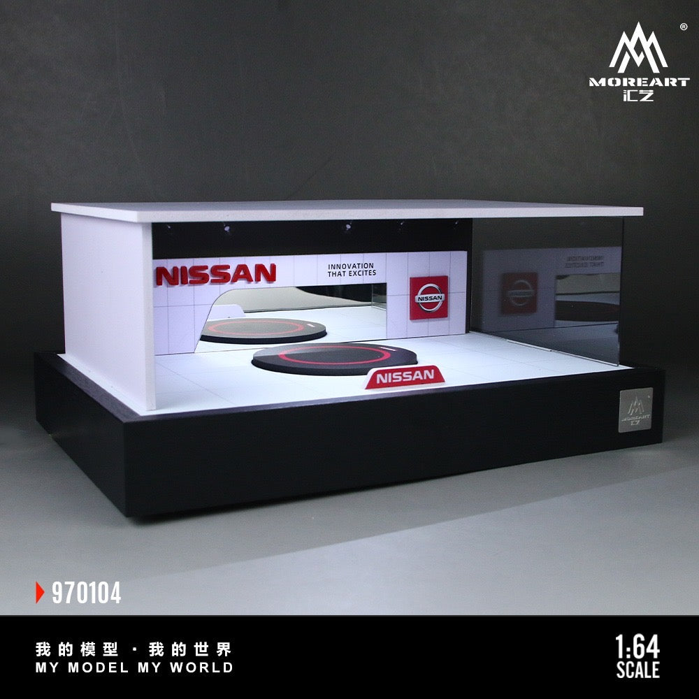 Nissan Rotating Booth Exhibition Hall - MoreArt 1/64 Scale