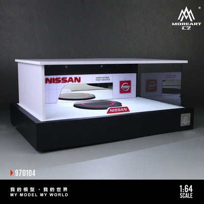 Nissan Rotating Booth Exhibition Hall - MoreArt 1/64 Scale