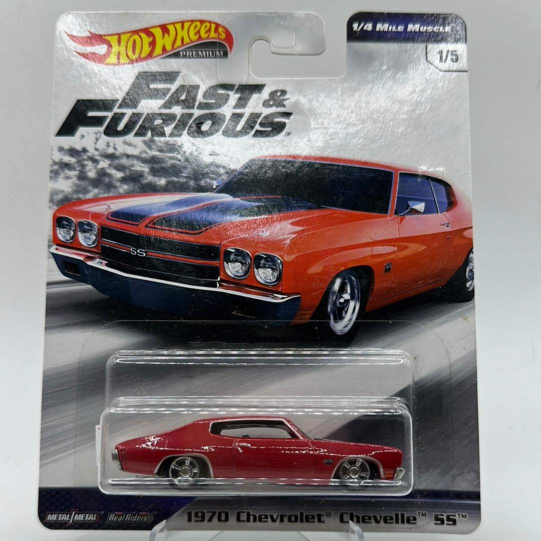 1970 Chevrolet Chevelle SS Fast & Furious (1/4 Mile Muscle) 1/5 Hotwheels Premium 1:64