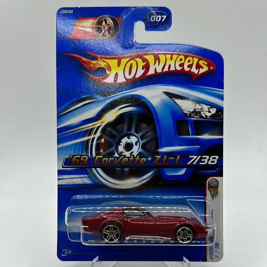 ‘69 Corvette ZL-1 7/38 Hotwheels Mainline 007-2006 First Edition Release