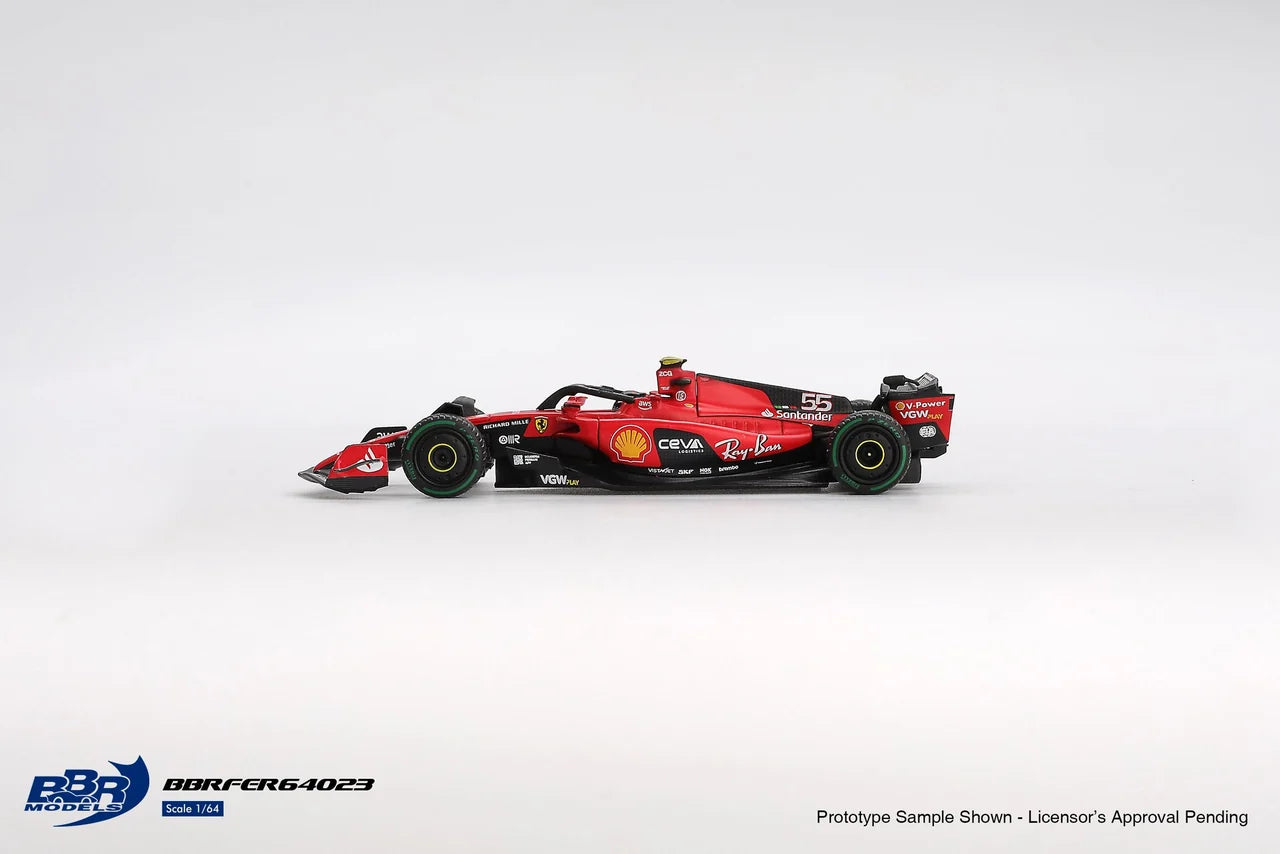 Ferrari SF23 #55 C. Sainz 2023 Monaco GP - BBR Models 1:64