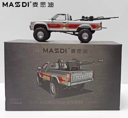 1995 Toyota Hilux(RN80) Gun Grey - MASDI 1:64