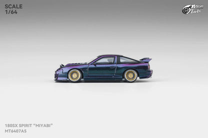 Custom Rocket Bunny Nissan 180SX - Purple GMHS Special Edition Micro Turbo 1:64