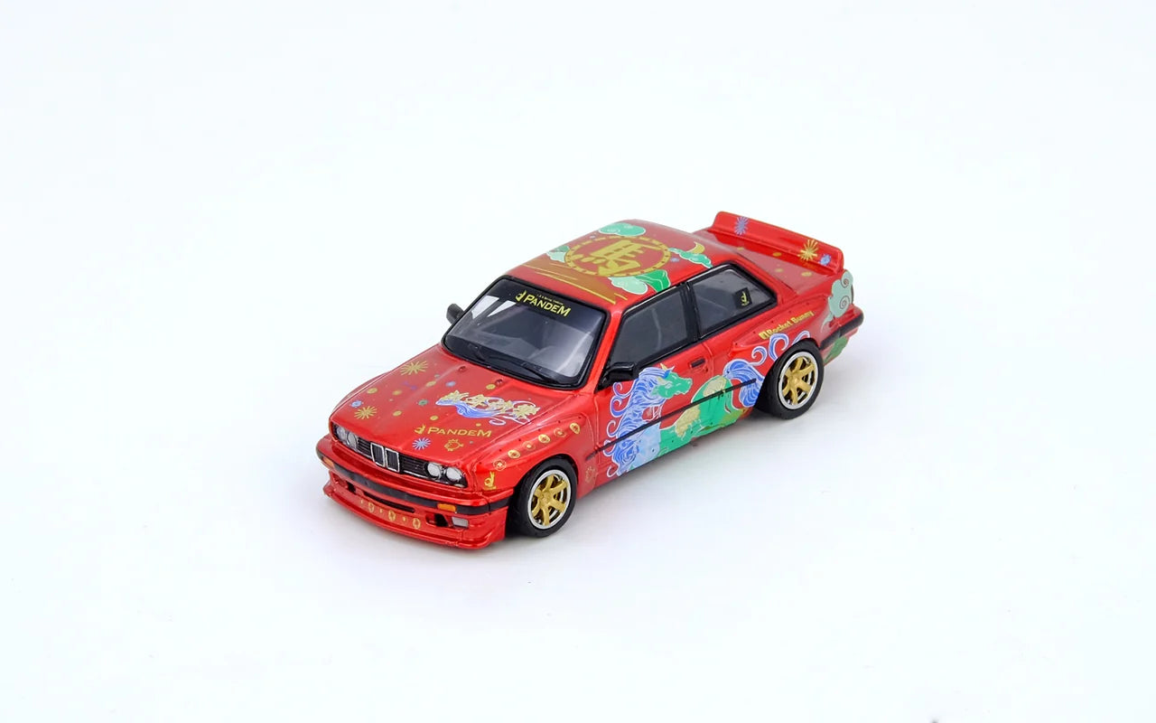PANDEM ROCKET BUNNY BMW E30 The Year Of The Horse 2026 Limited Edition - INNO64 1:64