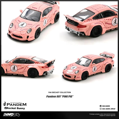 Rocket Bunny Pandem Porsche 911 (997) “PINK PIG” – IN64-997P-PPIG
