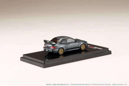 SUBARU IMPREZA 22B STI (GC8) W/EJ22 ENGINE DISPLAY (GREY) HOBBY JAPAN 1:64