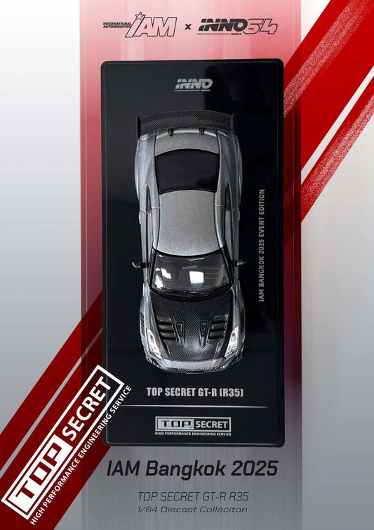 TOP SECRET GT-R R35 IAM BANGKOK 2025 EVENT EDITION - INNO64 1:64