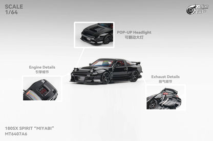 Custom 180SX "MIYABI" - Black Microturbo 1/64