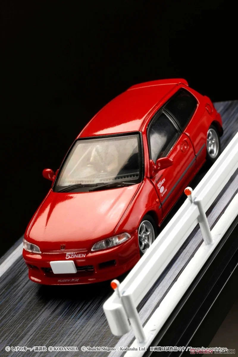 Honda Civic (EG6) / INITIAL D Myogi Night Kids with Shingo Syouji Figure - Hobby Japan