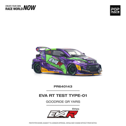 TOYOTA GR YARIS PANDEM ROCKET BUNNY - PURPLE EVA RT TYPE-08 POP RACE 1:64