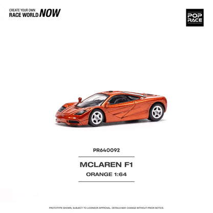 McLaren F1 Orange – PR64-0092 POP RACE