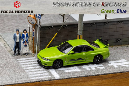 Focal Horizon 1/64 Nissan Skyline GT-R (R33) GREEN - Limited 999pcs