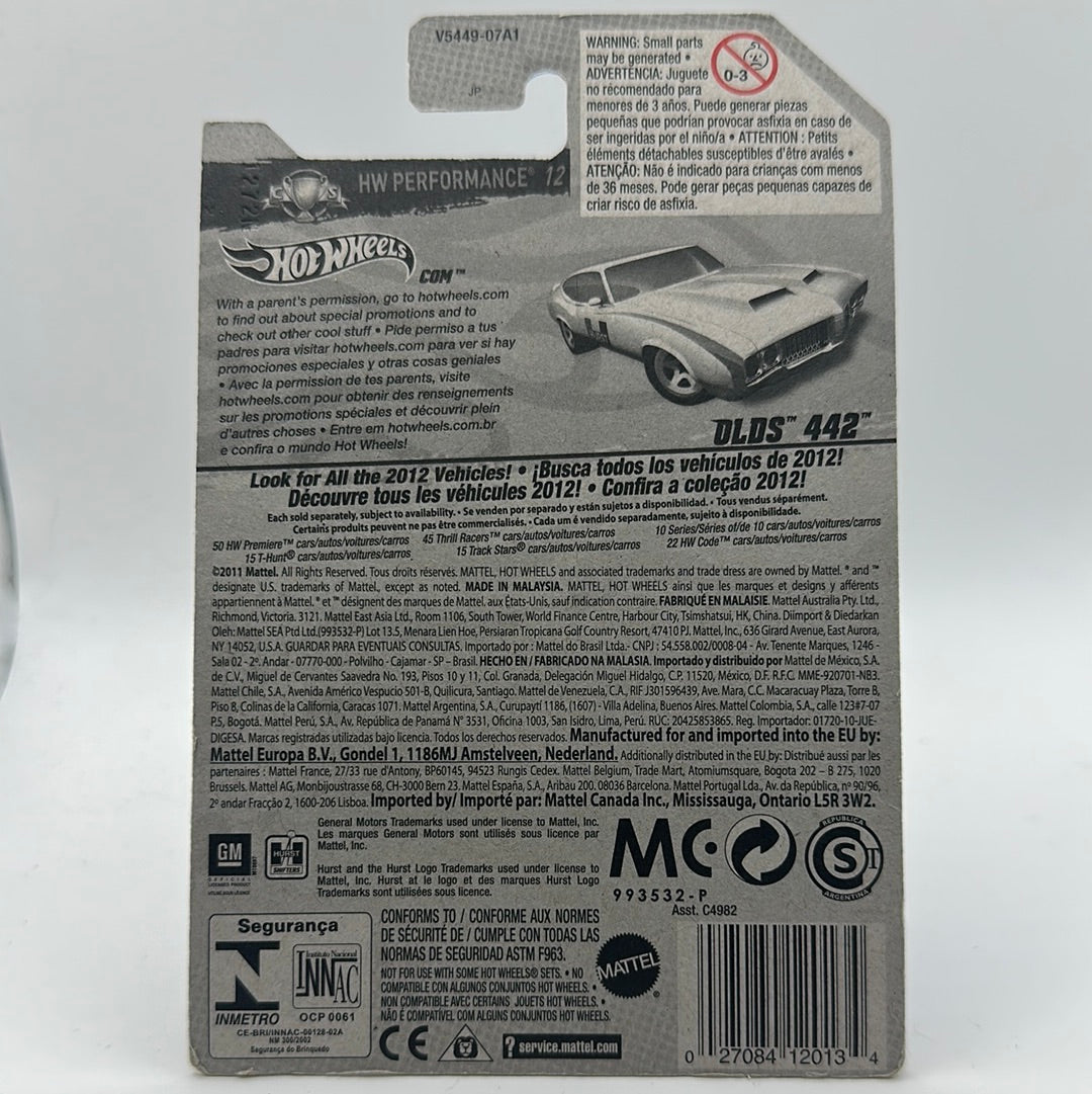 OLDs 442 Hurst - HW Performance 12 5/10 Hotwheels Mainline 145/247 ...