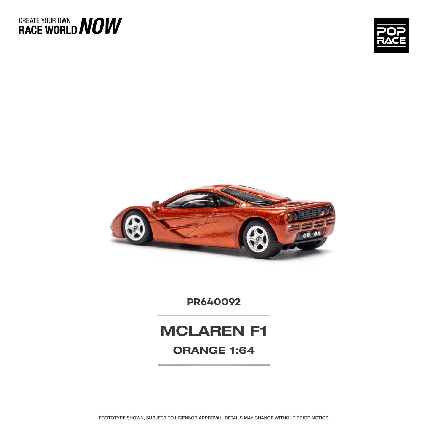 McLaren F1 Orange – PR64-0092 POP RACE