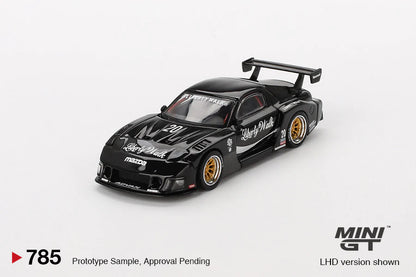MAZDA RX-7 LB-SUPER SILHOUETTE LIBERTY WALK BLACK MINI GT