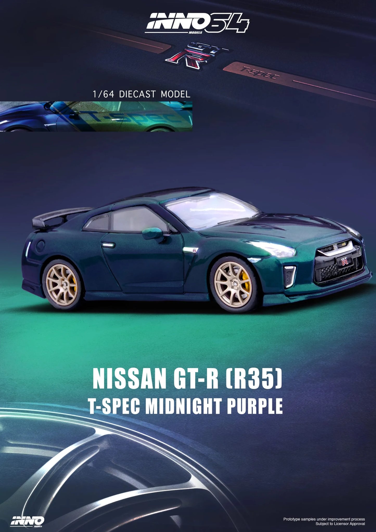 Nissan GT-R (R35) T-Spec Midnight Purple – INNO64