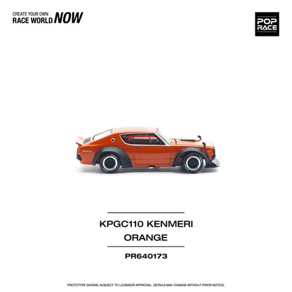 Nissan Skyline GT-R V8 Drift (Kenmeri) Orange - POP RACE