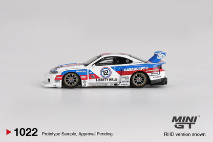 Nissan LB-Super Silhouette S15 SILVIA GARASIDRIFT x LBWK 2025 - MiniGT 1:64