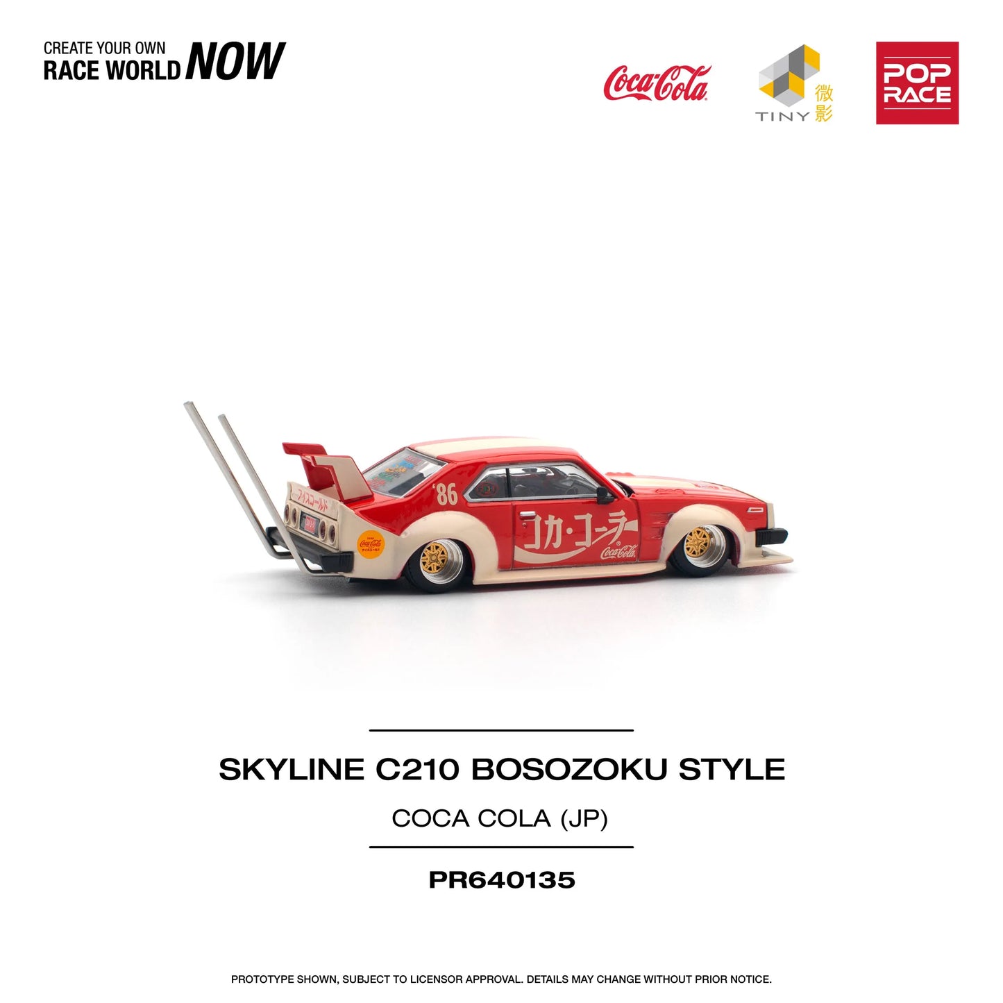 Nissan Skyline C210 Kaido Racer (Bosozoku Style) – Coca Cola Japan – POP RACE