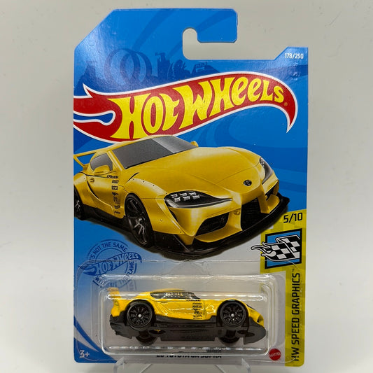 ‘20 Toyota GR Supra HW Speed Graphics 5/10 Hotwheels 178/250 Mainline 1:64