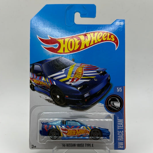 ‘96 Nissan 180SX Type X (HW Race Team) 5/5 Hotwheels Mainline 225/365