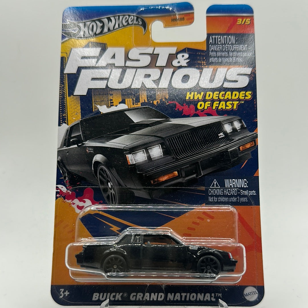 Buick Grand National - Fast & Furious HW Decades of fast 3/5 Hotwheels Mainline