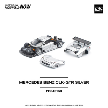 Mercedes Benz AMG CLK GTR – Silver - POP RACE