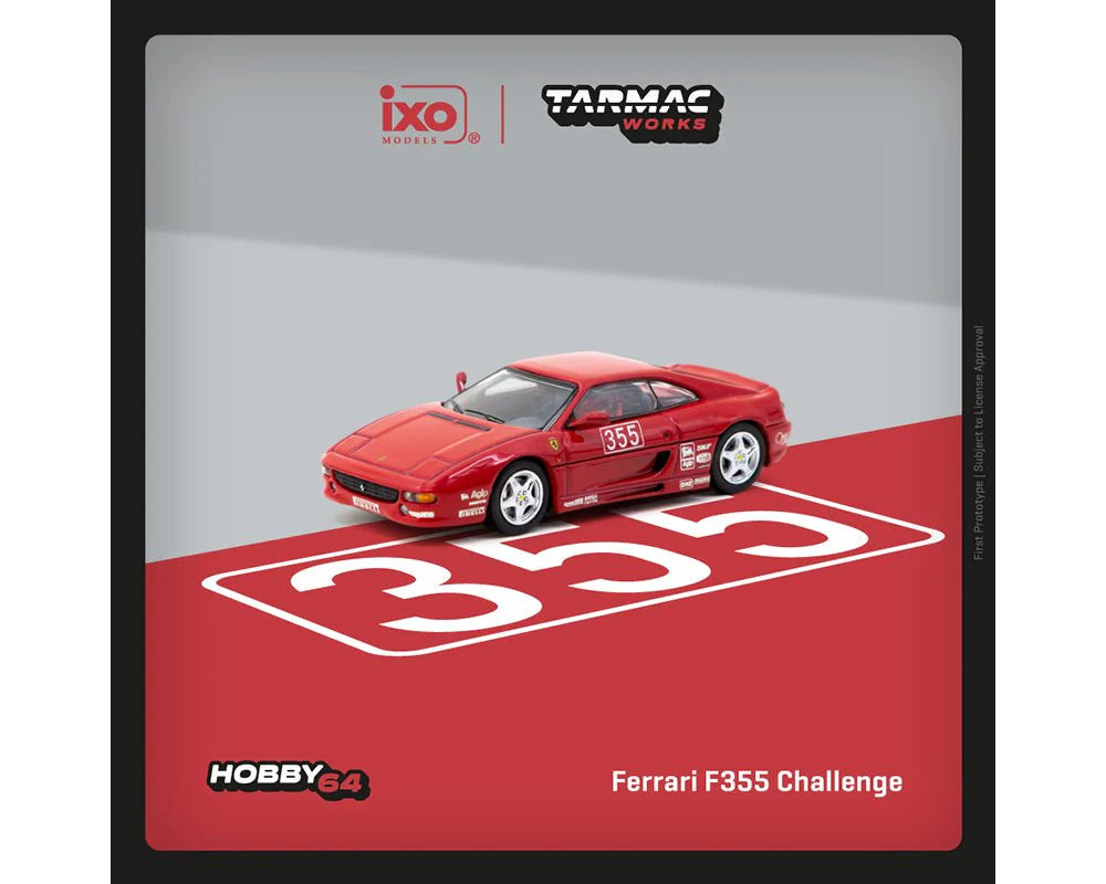Ferrari F355 Challenge Presentation - Tarmac Works x IXO 1:64
