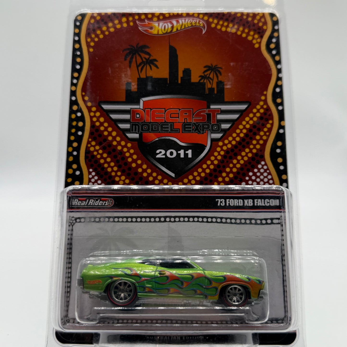 ‘73 Ford Falcon XB - DIECAST MODEL EXPO 2011 (Number 35 of 3000) Hotwheels Real Riders