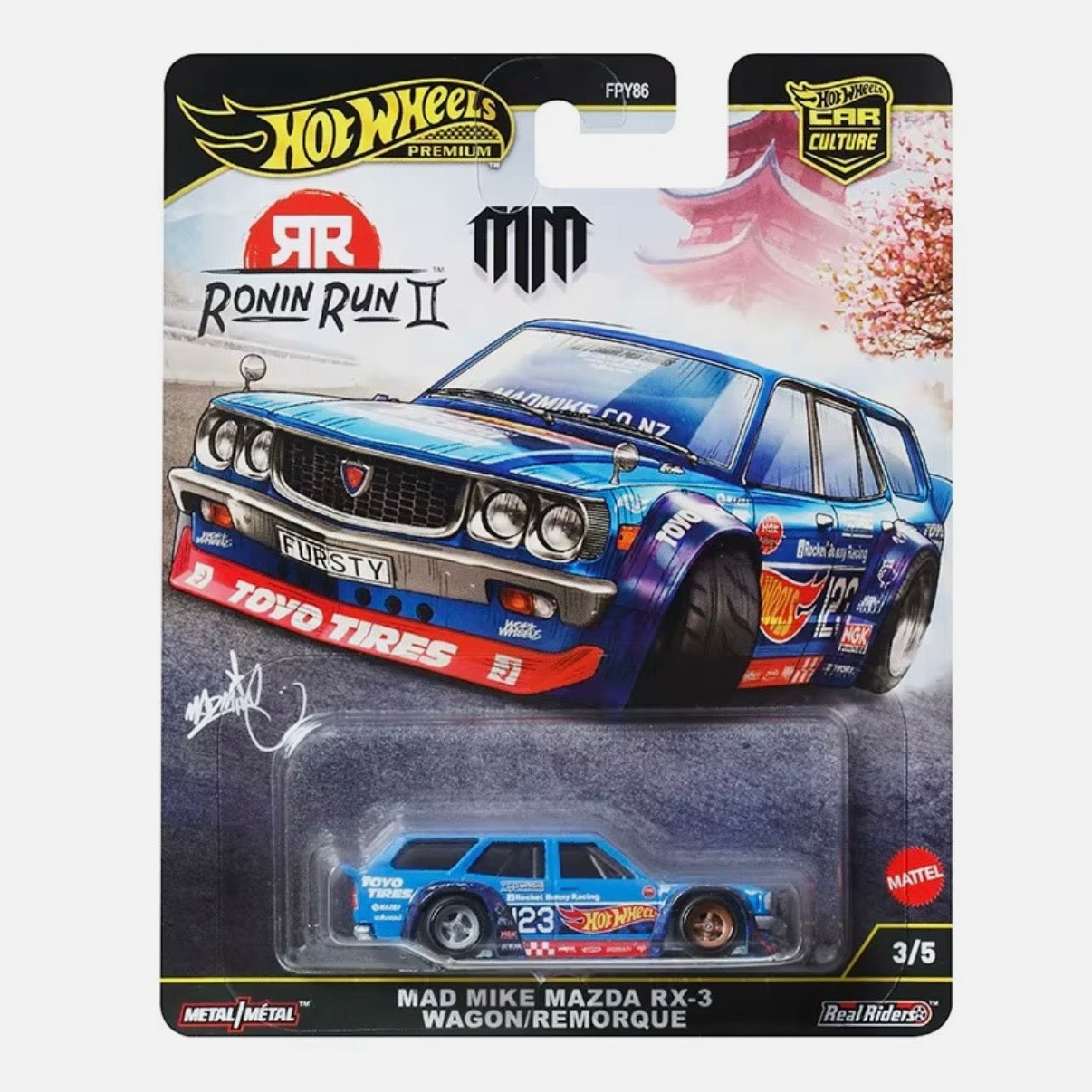 RONIN RUN II Complete set 1-5 HOT WHEELS CAR CULTURE