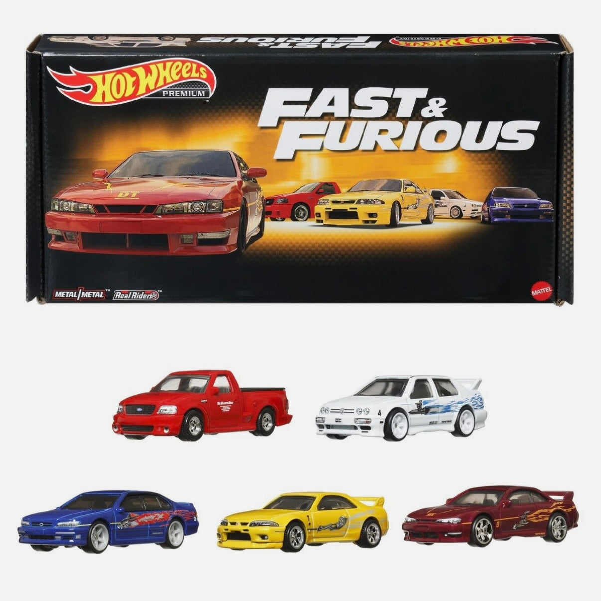 Hot Wheels Premium Fast and Furious Car Bundle