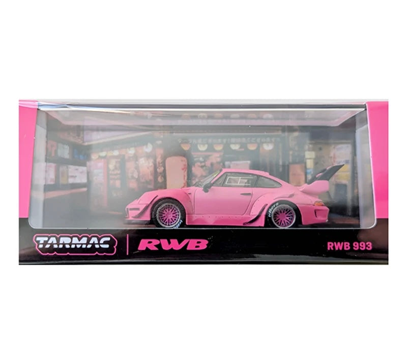 RWB Porsche 993 Matt Pink Philippine Manila Auto Salon 2025 - Tarmac Works 1:64