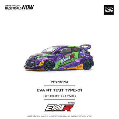 TOYOTA GR YARIS PANDEM ROCKET BUNNY - PURPLE EVA RT TYPE-08 POP RACE 1:64
