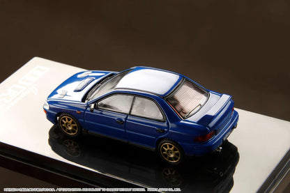 SUBARU IMPREZA WRX (GC8) 1992 w/Engine Display (Sport Blue) - Hobby Japan