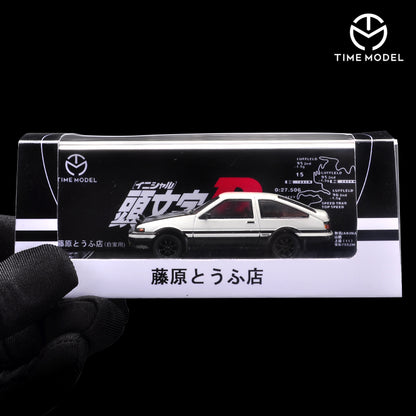 Toyota AE86 INITIAL D (Black Top) - Time Model 1:64